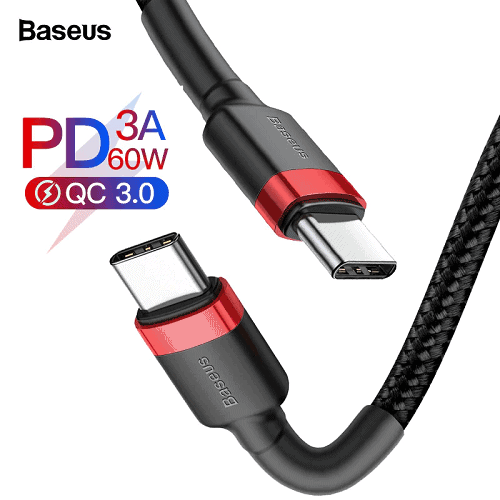 Baseus 1M PD Type C to Type C Cable Cord Baseus 1M PD Type C to Type C Cable Cord